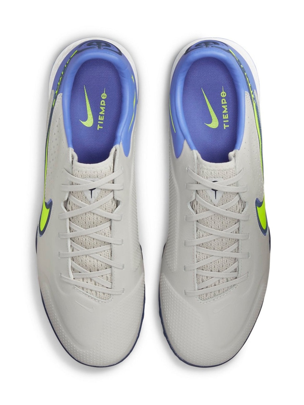Nike React Legend 9 Pro TF Turf Soccer Shoes Grey/Yellow - size 9 - Picture 2 of 7